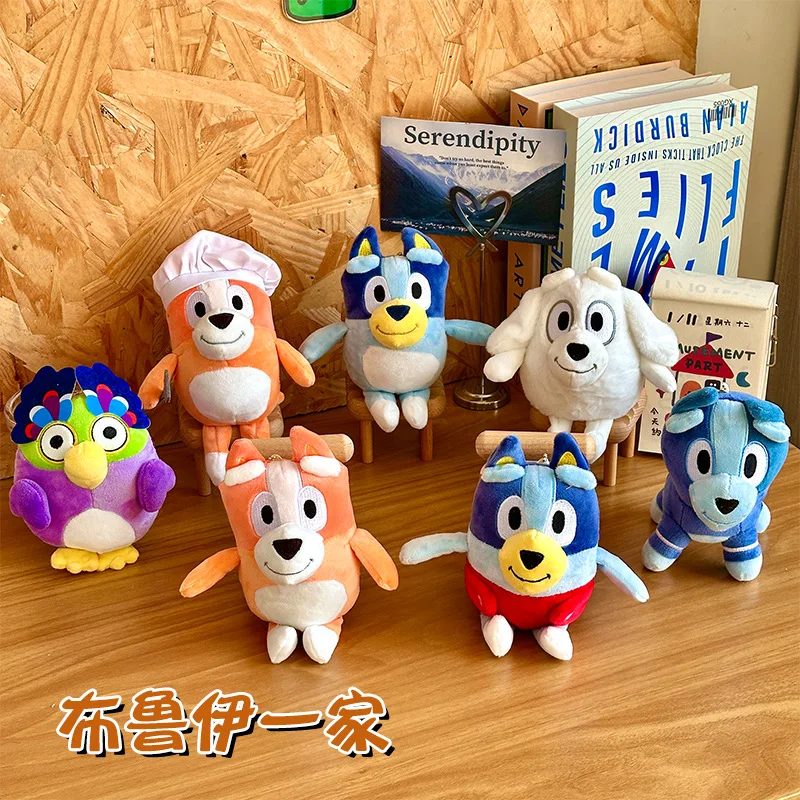 

Новинка 2026 года, кавайная синяя рождественская собака, милая плюшевая кукла, кукла со звездным глазом, аниме-игрушка для девочек, Рождественский подарок, подарок на день рождения