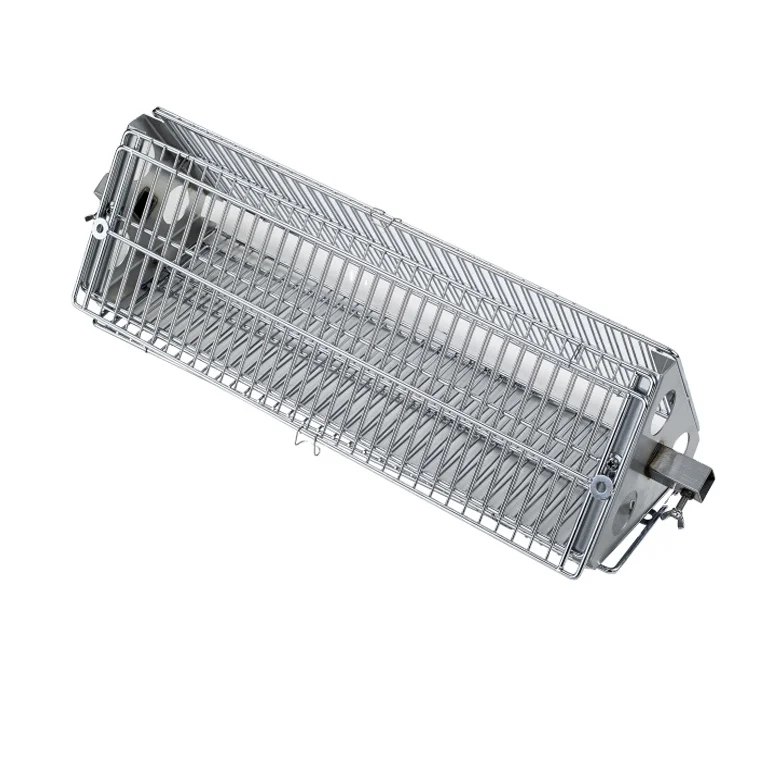 High-quality 4-gear adjustable charcoal hanging grill grill smoker commercial grade iron for large parties