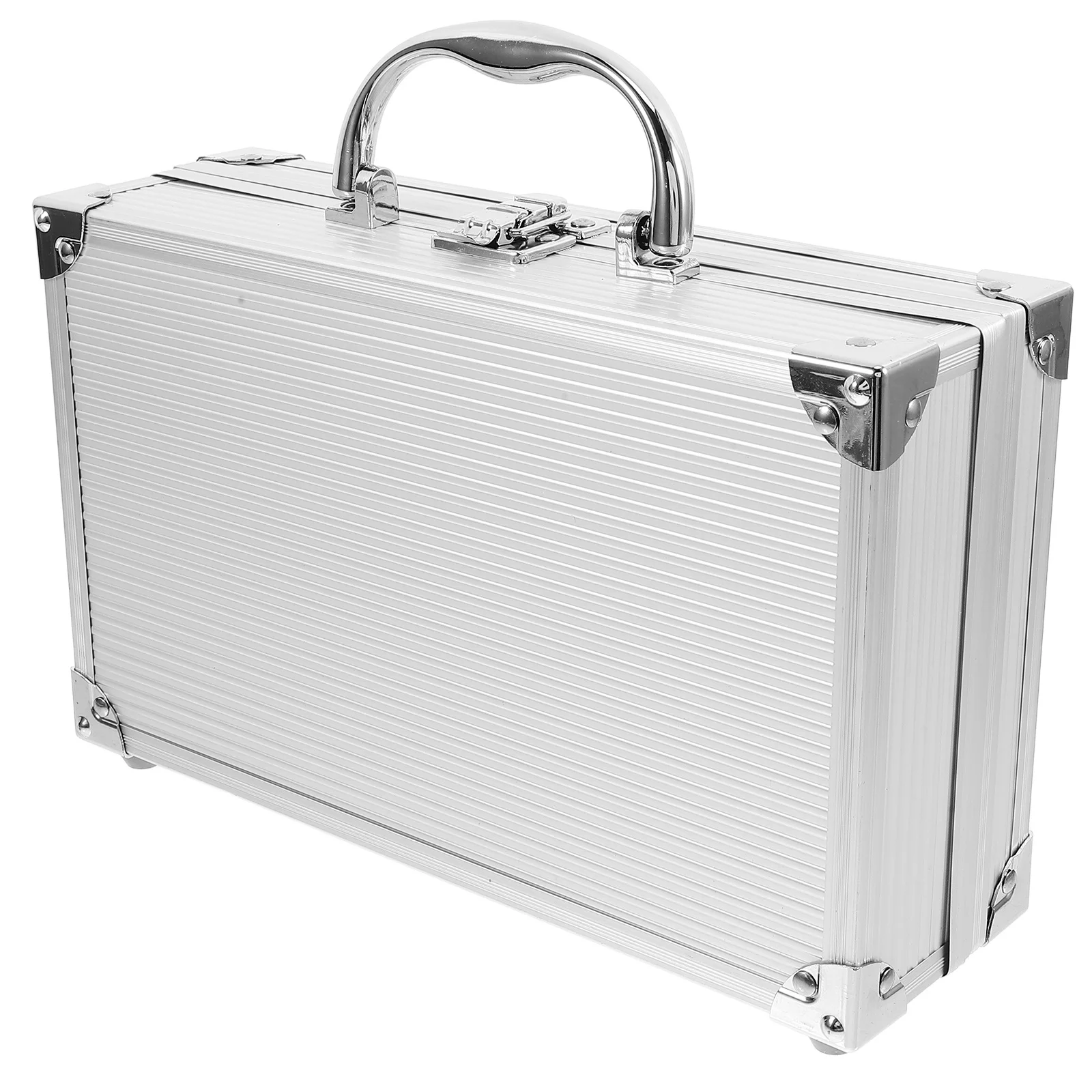 Aluminium Alloy Toolbox Lockable Portable Tools Case Multi-Functional Storage Organizer Carrying Box Aluminum Alloy Toolbox