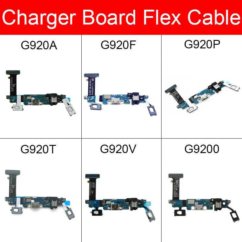 USB Charging Board For Samsung Galaxy S6 G920A G920F G920i G920K G920P G920R4 G920S G920T G920V G9200 Power Charger Doack Board