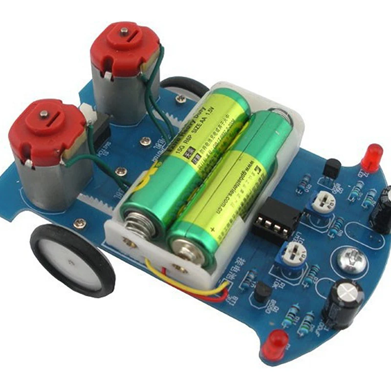D2-5 DIY Kit Intelligent Tracking Line Car Suite DC Motor Electronic Production Assembly Smart Car Patrol Automobile Parts New