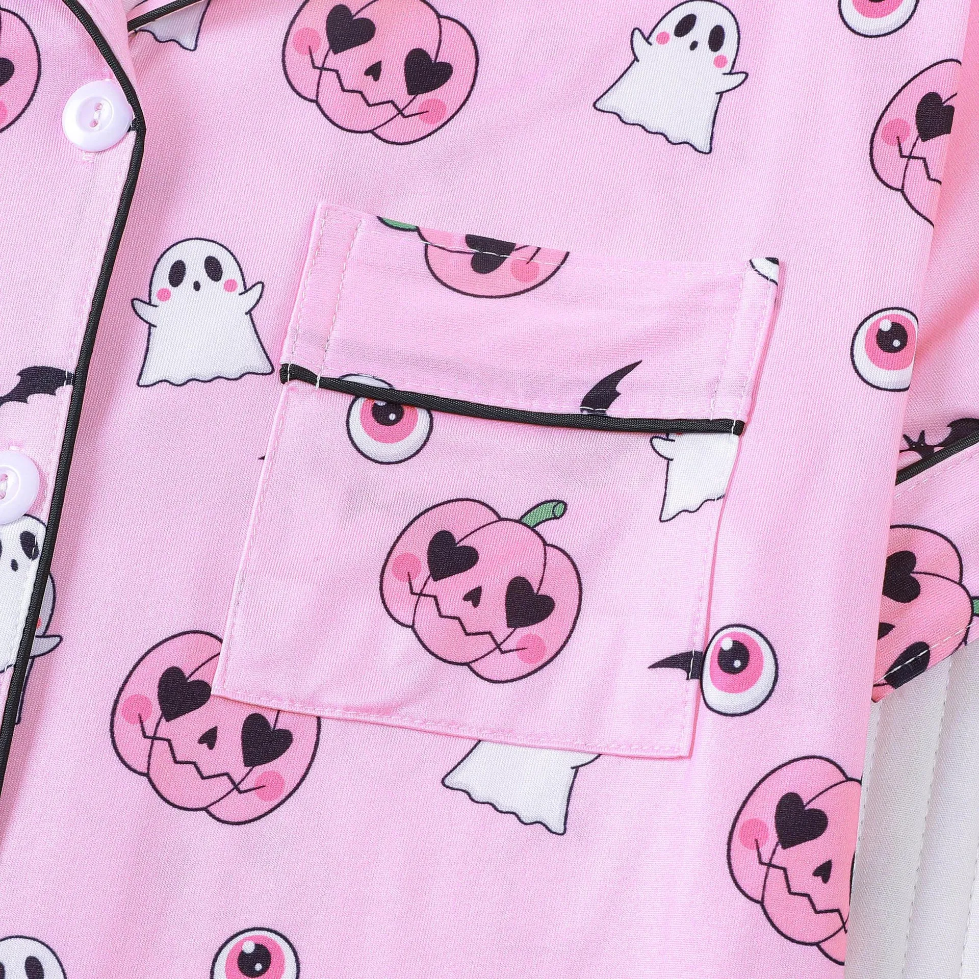 Halloween Pajama Set New Women's Pajama Halloween Printed Shorts Set Sexy Sleepwear