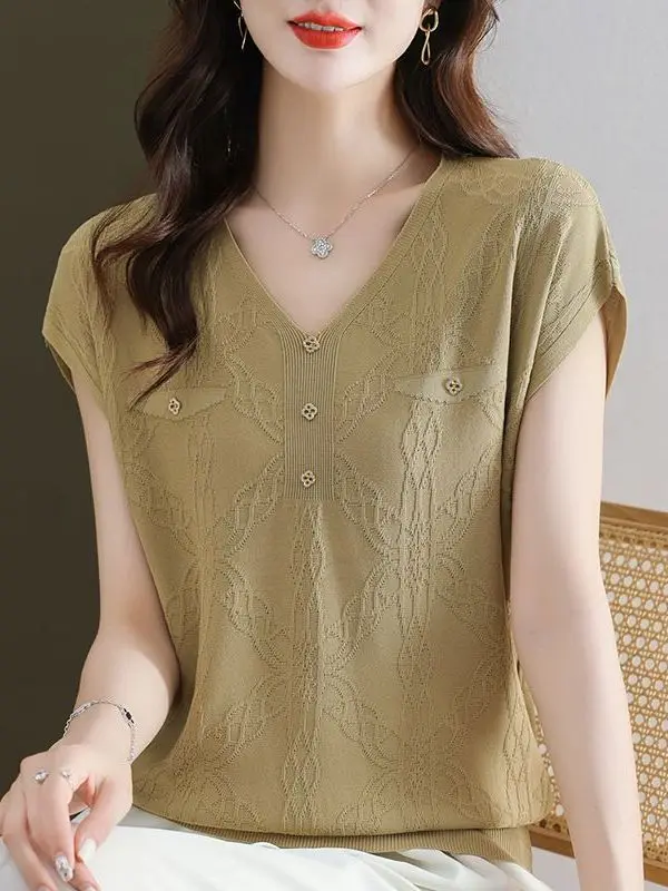 loose-ice-silk-ort-sve-v-ne-t-irt-women's-summer-korean-sle-faionable-belly-covering-ket-handkerchief
