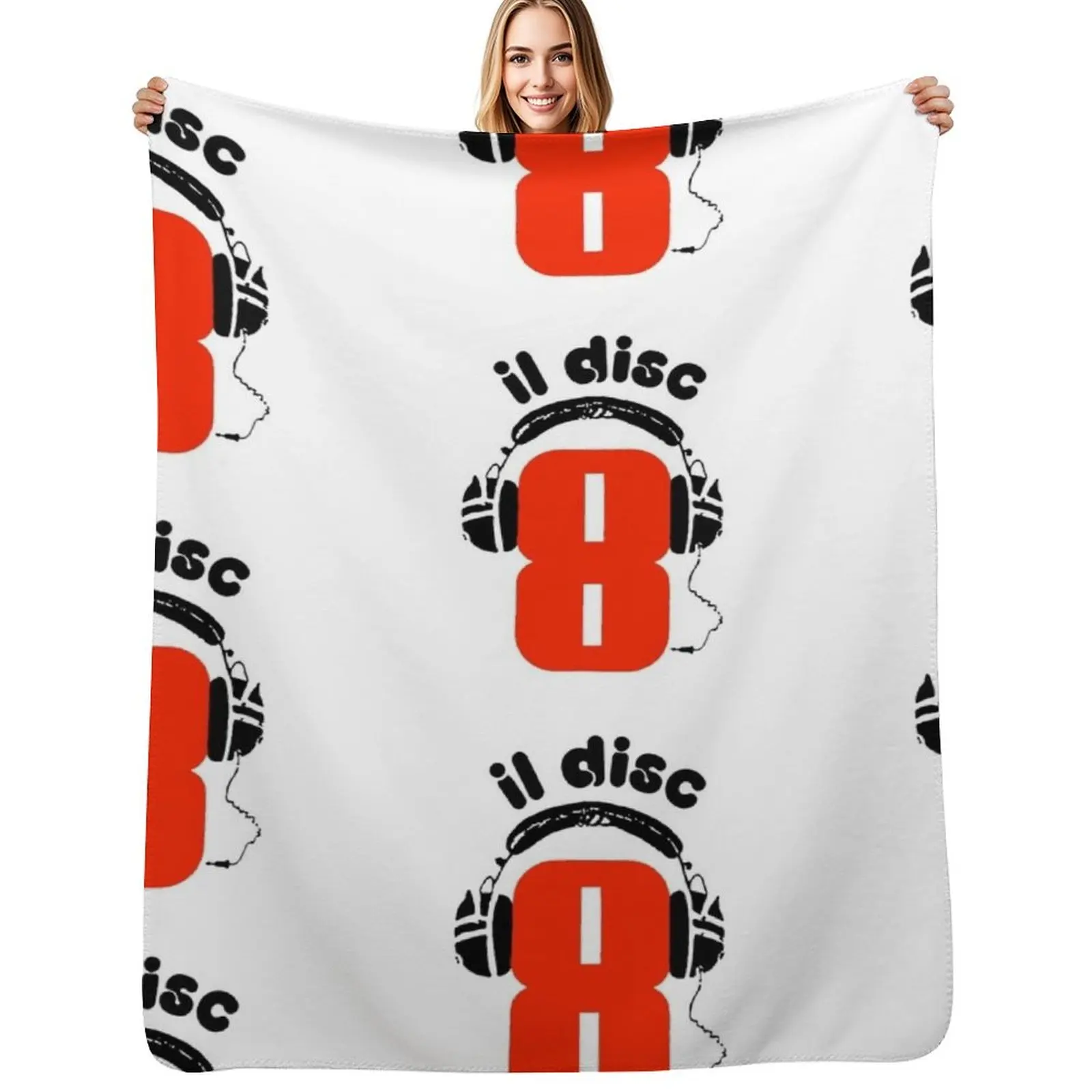 Il Disc8 Italo Disco رمي بطانية الأربعاء هدية شخصية ثقيلة للنوم بطانية فاخرة