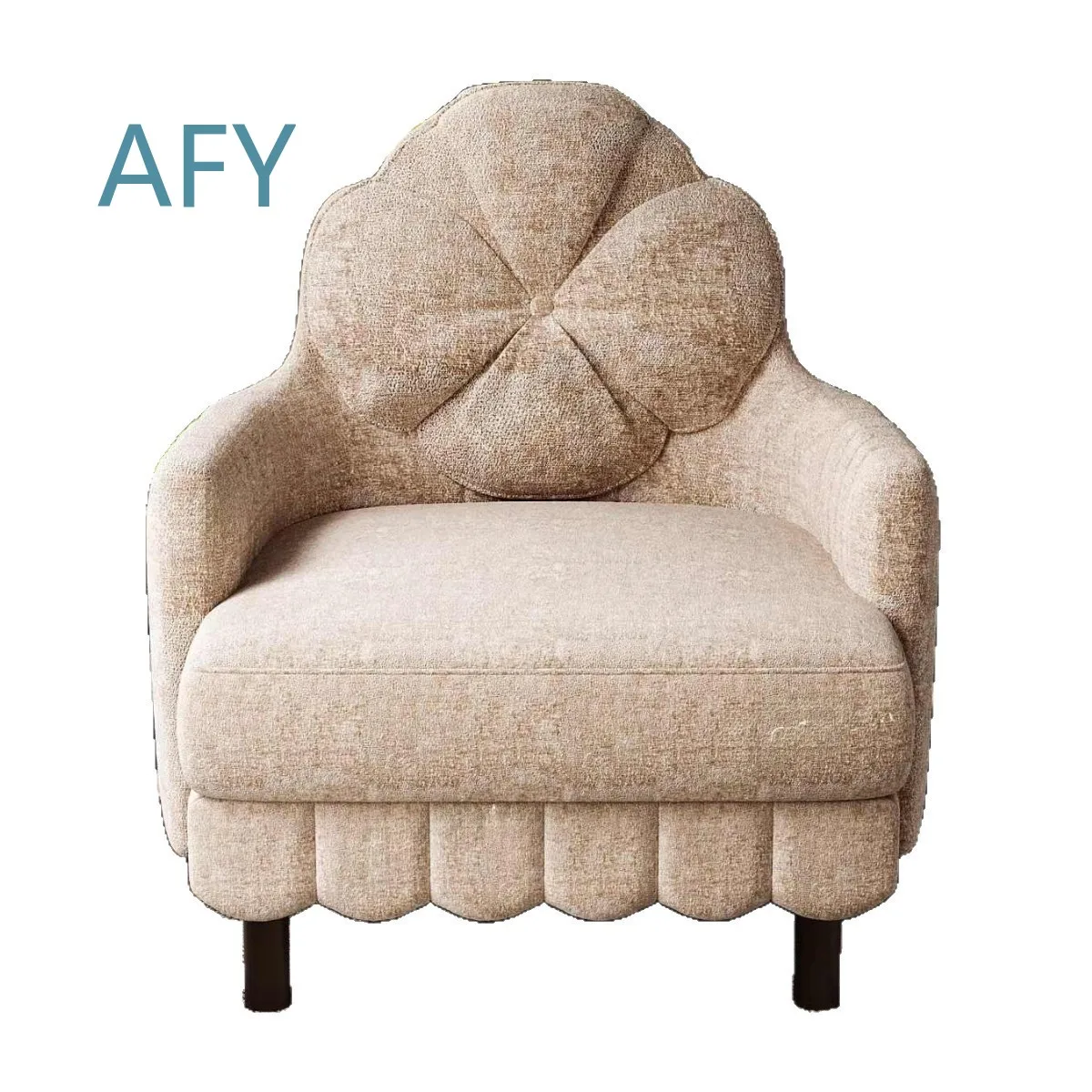 INKOONA Design Sofa Chair for Modern Living Room Artistic Creative Lounge Chair for Instagram Trendy Italian Minimalist