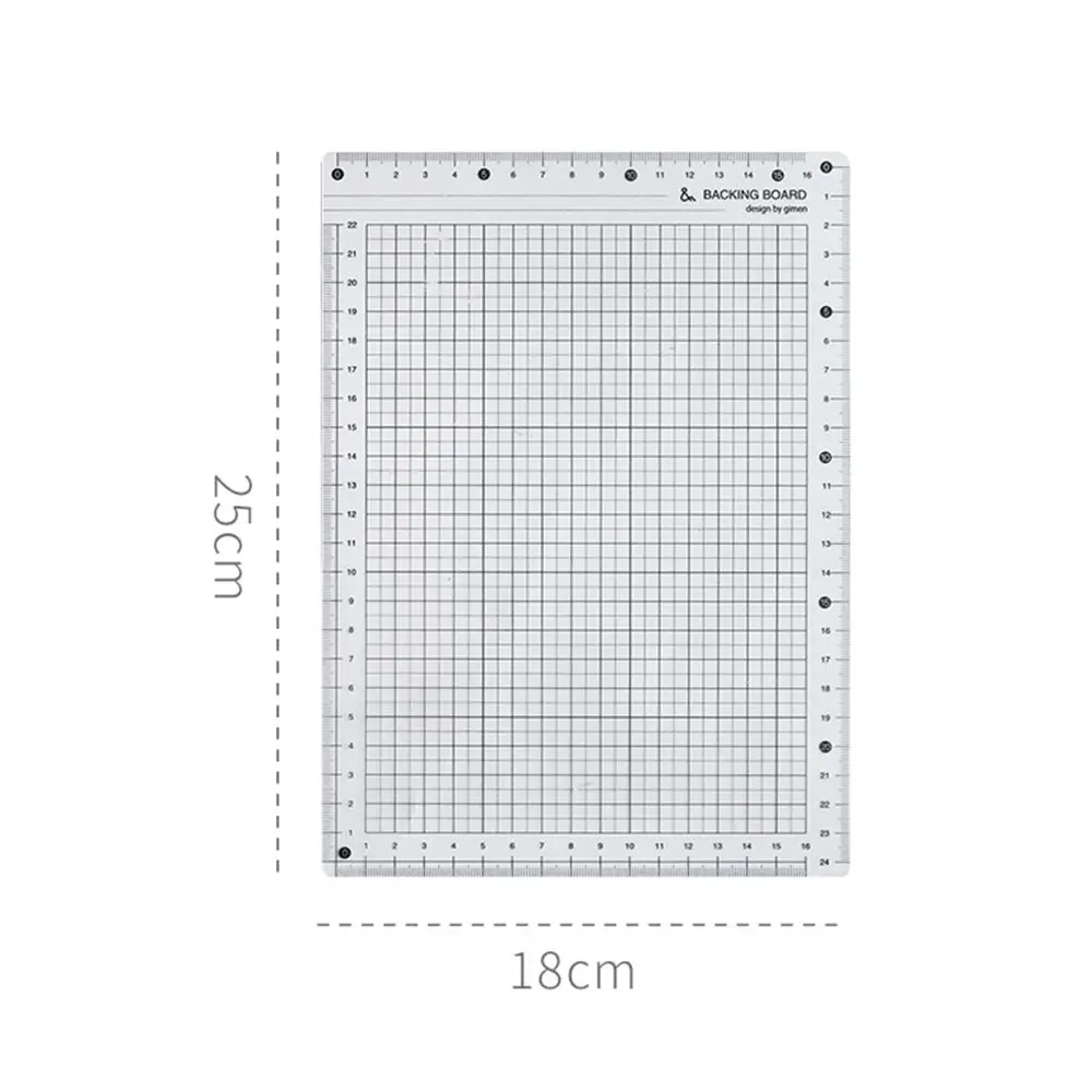 

Flat Stationery Measuring Supplies Grid Drafting Transparent School Drawing Clipboard Writing Pad Ruler Board Cutting Mats