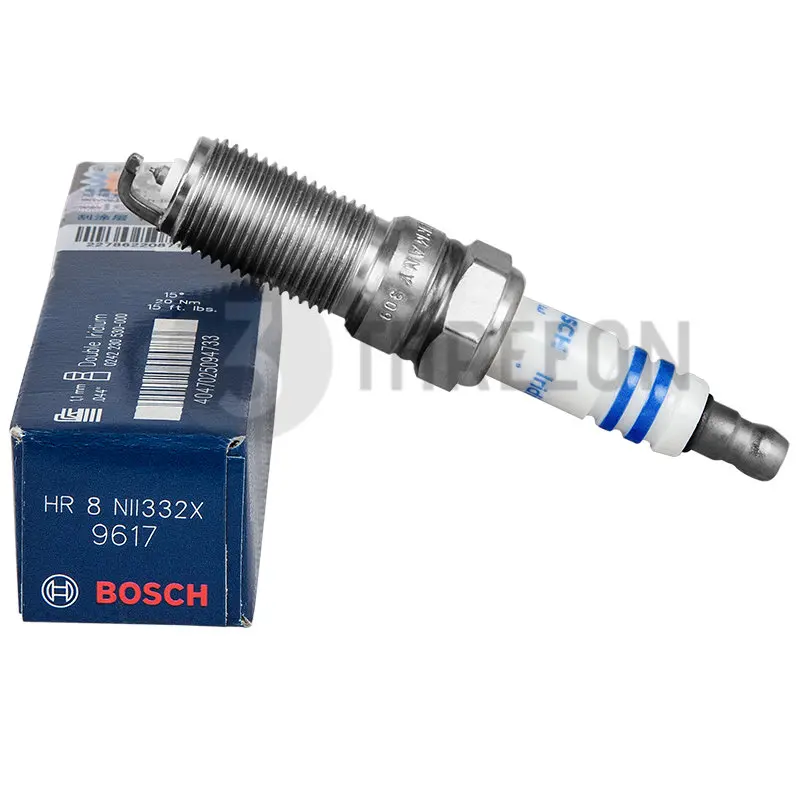 BOSCH 1/4/6 pcs HR8NII332X Dual Iridium Spark Plug Fits for Cadillac CTS Mazda 5 6 CX-7 L3Y218110H CV6E12405AA