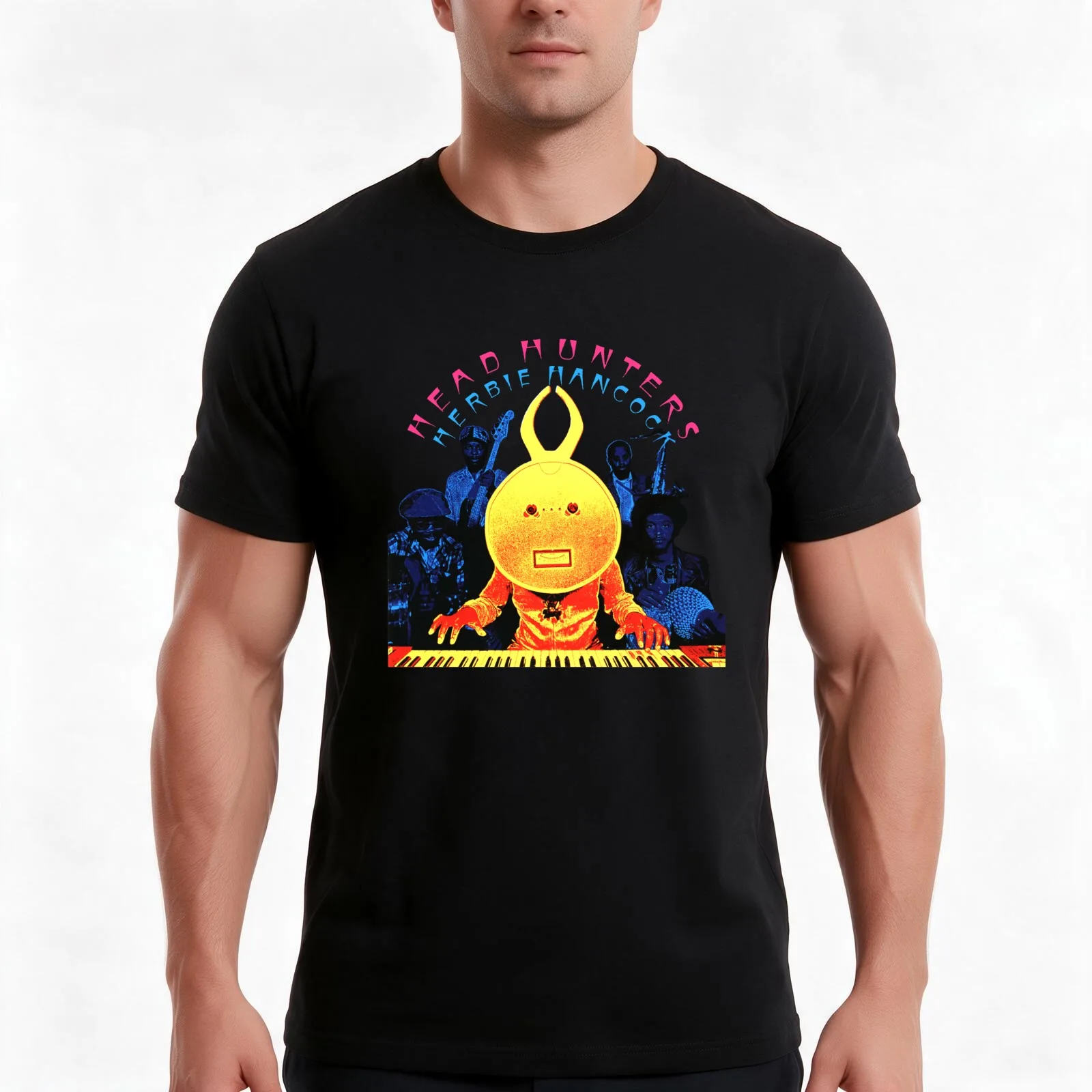 Head Hunters Herbie Hancock Unisex T-Shirt Summer Casual Cotton Tee Oversized Streetwear Tops Vintage Graphic Print