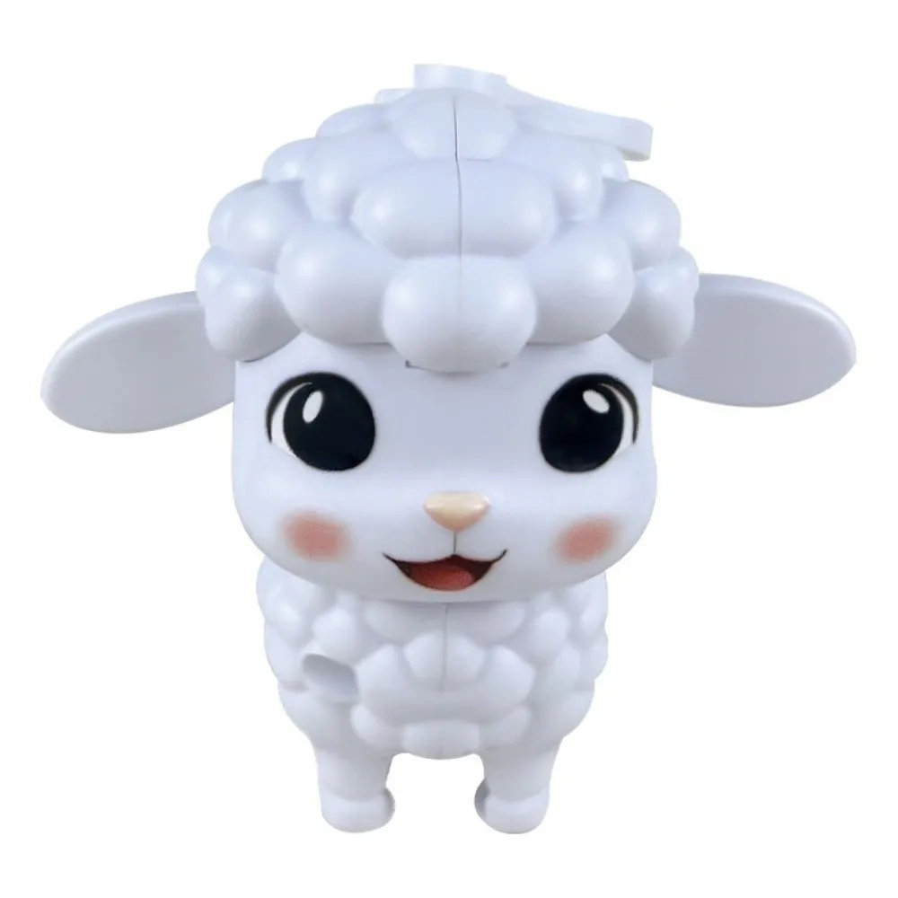 New Ears Shaking Pull-string Lamb Keychain Pressure-relief Creative Sheep Pendant Cartoon Portable Relaxing Student Small Gift