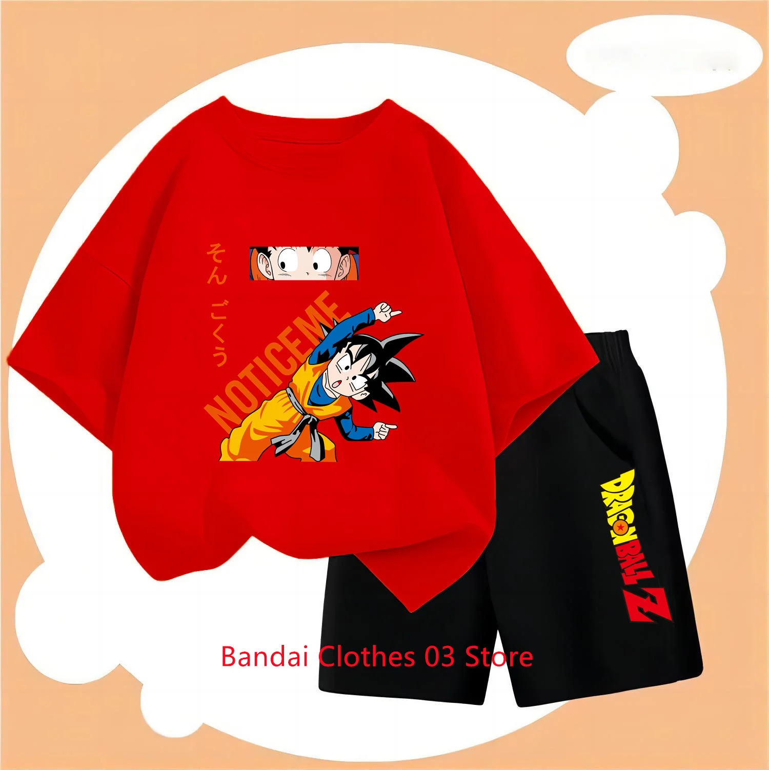 Dragon-Ball Z T Shirt Children Kawaii Funny Summer Cartoon T-shirt for Boys Girls Kid Children's Sets Unisex Short Sleeves