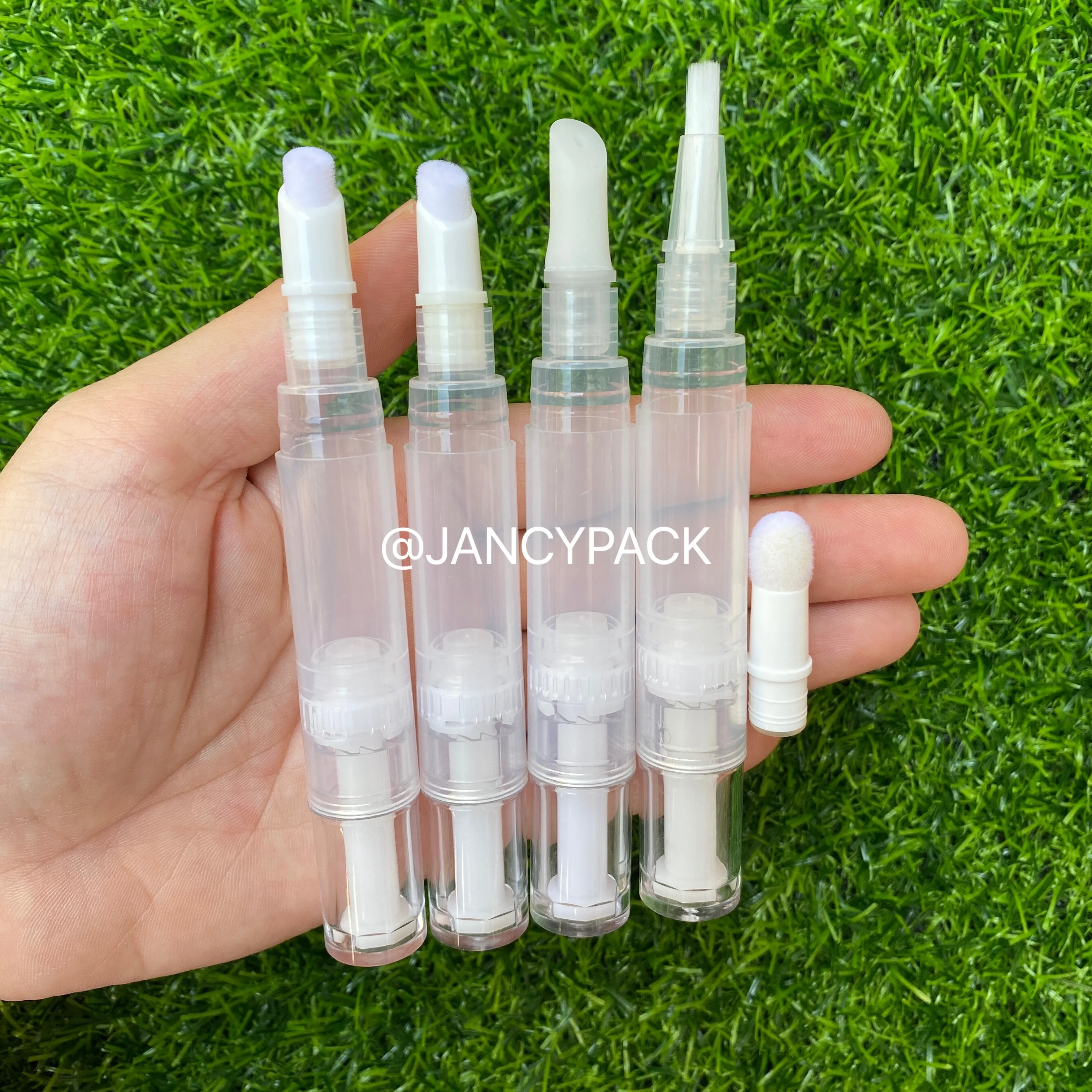 

5ml Nail Oil Empty Pen Botttle With Brush Plastic Portable Nails Nutrition Oil Brush Applicator Nail Care lip oil Manicure Tools