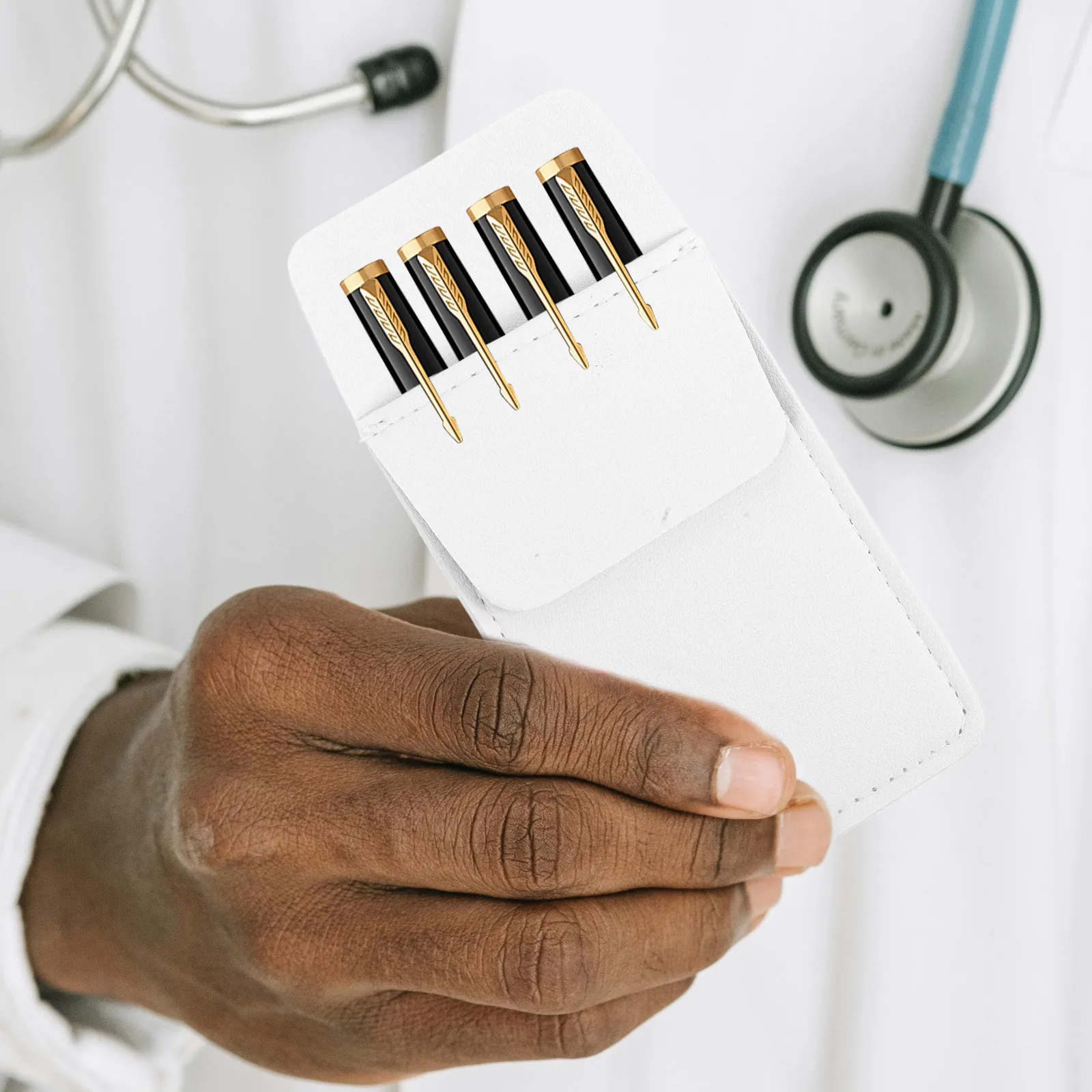 Stylish Pen Pocket Protector Sleeve Compact Pencil Storage Case Ideal for School Office Nurses Professionals On the Go Solution