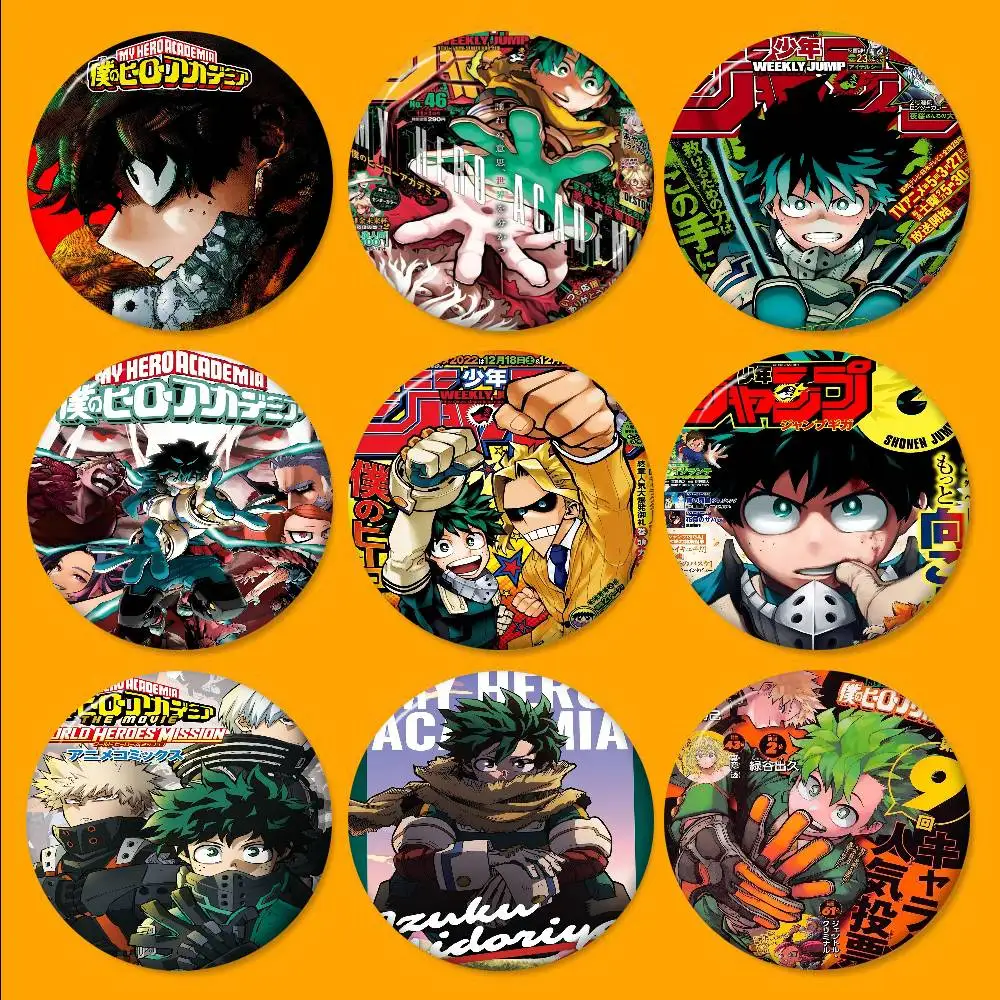 Мой герой A-Academia Деку, креативная жесть, мягкие кнопки, булавки с изображением животного, брошь с лацканами, значок на рюкзак, аксессуары, булавка