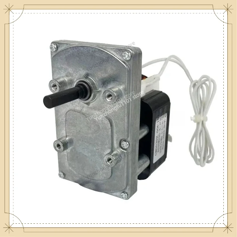 GM6030R‑0002 Chain‑Type Reduction Gear Motor 9RPM 6mm Shaft Industrial Drive Motor For Toaster Stove Spare Part