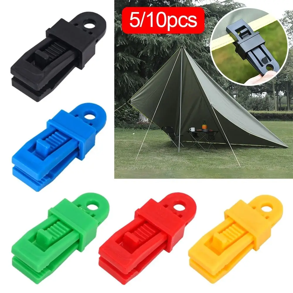 

Outdoors Camping Awnings Clips Lock Grip Sports & Entertainment Tent Tighten Lock Wind Rope Buckle Tarp Clip Tent Accessories