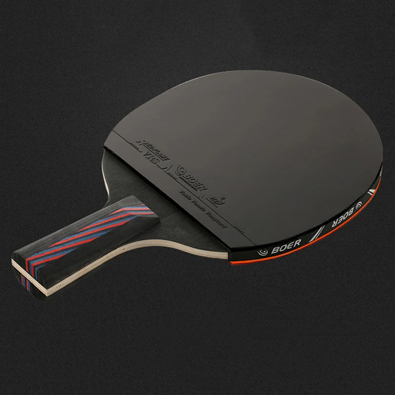 

BOER Table Tennis Racket Bat Professional Training+Balls +Cover+Protective Film High Quality Pingpong Supplies