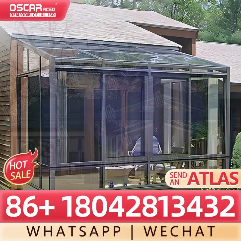 

Insulated Detachable Prefabricated Winter Garden Sun House for Patio Backyard Balcony sunroom