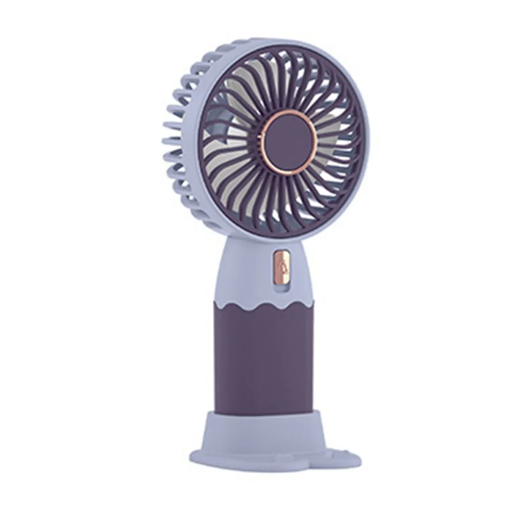 Quiet Environments Portable USB Fan Usb Charging Small Fan Holder Hand USB Rechargeable Whisper-Quiet Operation
