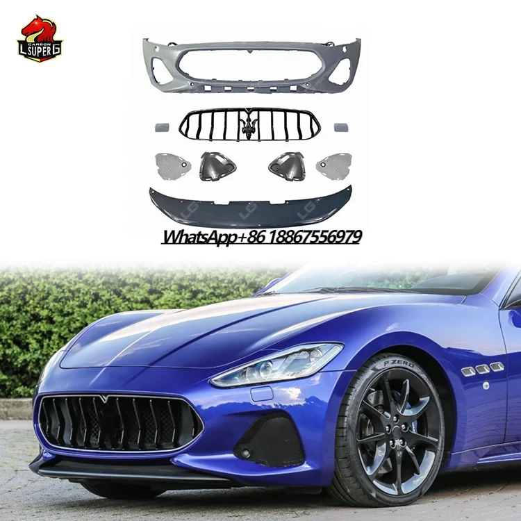 New Style Facelift Front Bumper Body Kit for Maserati GT Upgrade Bodykit Auot Parts