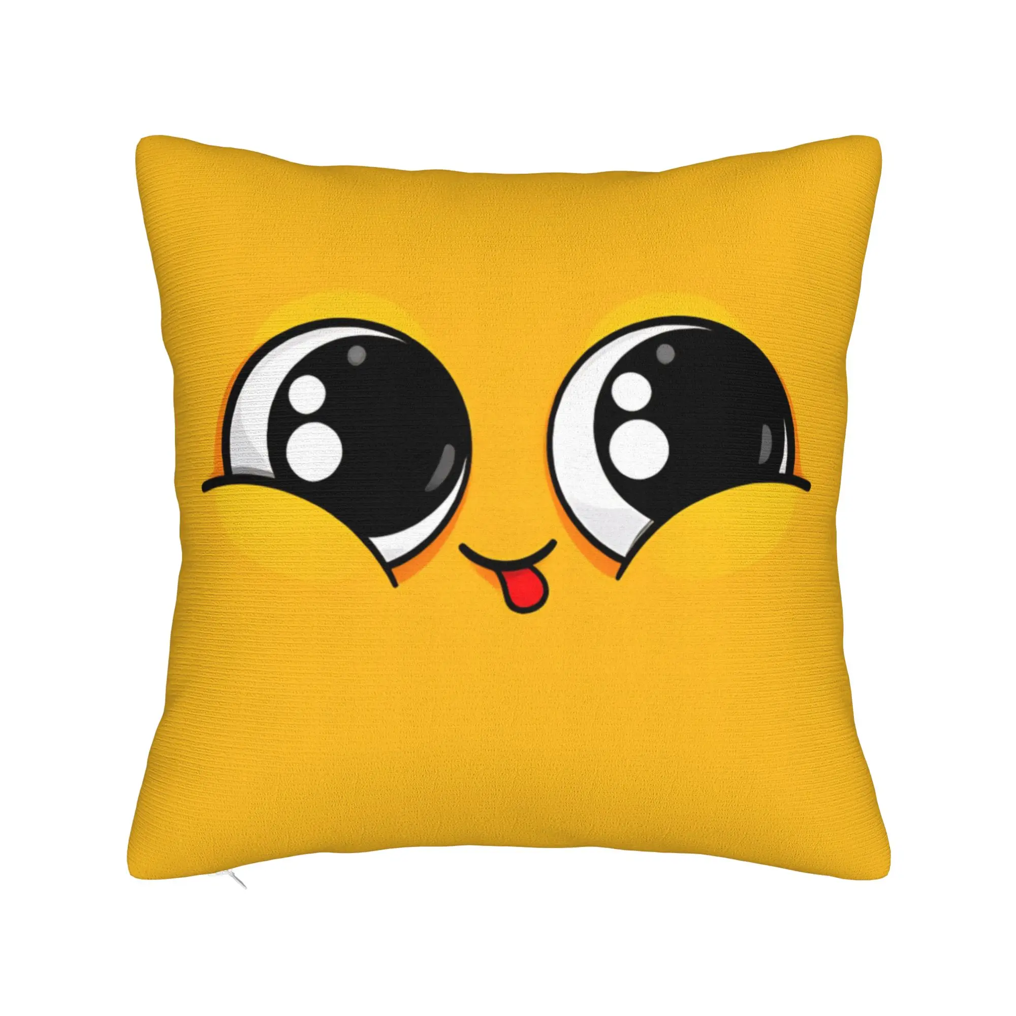 The Eyes And Nose Of Cartoon Face Meme Pillow Case  Morden Pillow Cover Comfy Pillowcases For Living Room Sofa