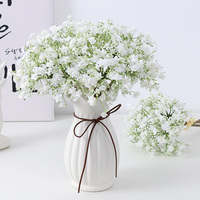 32cm 3 Stems White Gypsophila Artificial Flowers Bridal Wedding Holding Flowers Home Decor Fake Flowers