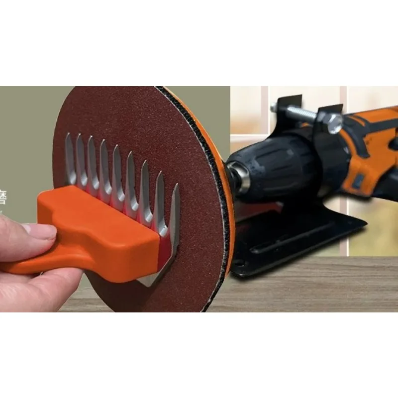 Electric Sheep Shearing Blade Sharpener Wool Clippers Sandpaper Grinding Machine Blade Sharpener Disc Rotary Tool