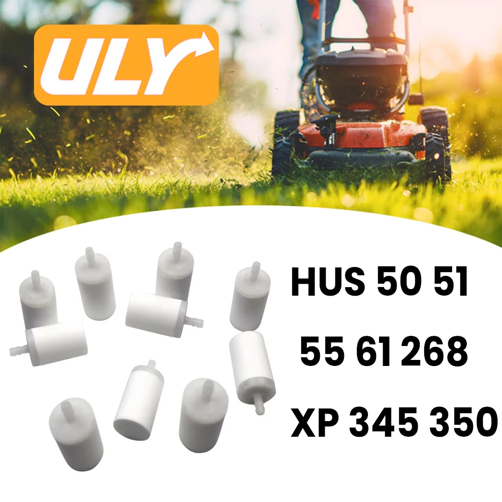 

10PCS Fuel Filters Compatible with Hus Models 50 51 55 61 268 272 XP 345 350 351 353 Chainsaw Parts Use