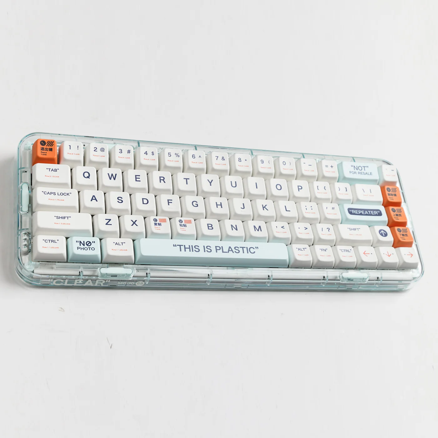 

MDA high plastic keycap retro PBT thermal sublimation Ningzhi HI75 98 99 HI8 F87 F99