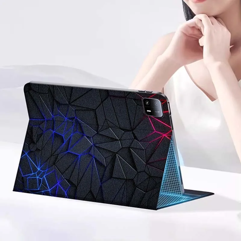 Carbon Fiber Pattern For Xiaomi Redmi Pad 2 7 8 6 6S 5 4 SE Pro 8.8 11 8.7 11.2 12.4 Ultra Plus Max Tablet Case