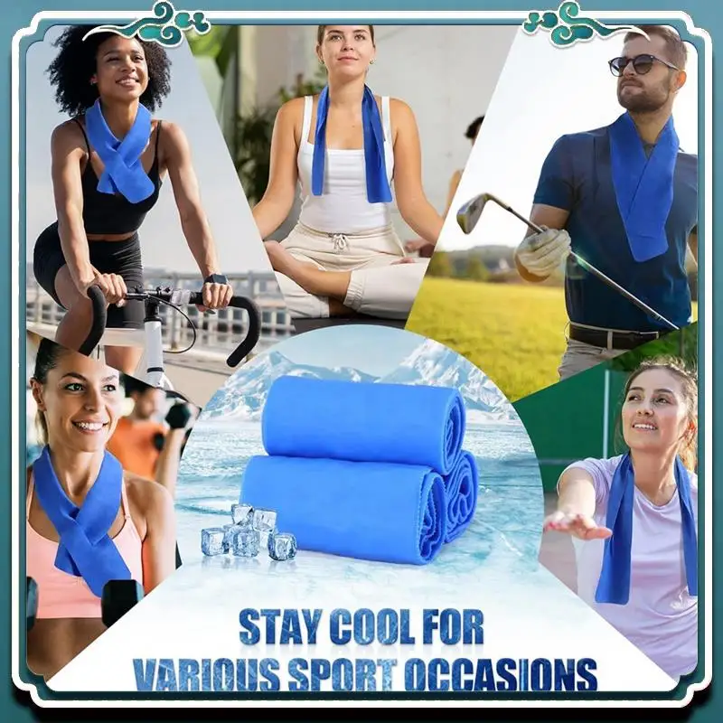 

Надежные охлаждающие полотенца, мгновенное охлаждение льда, обертывания для шеи, охлаждающие полотенца для шеи и лица, охлаждающие тряпки, мини-охладители для шеи