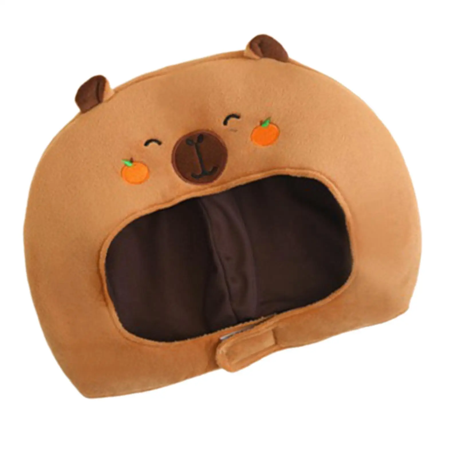 Plüsch Kopfbedeckung Hut Dekoration Kostüm Zubehör Fotos Requisiten Capybara Cap für
