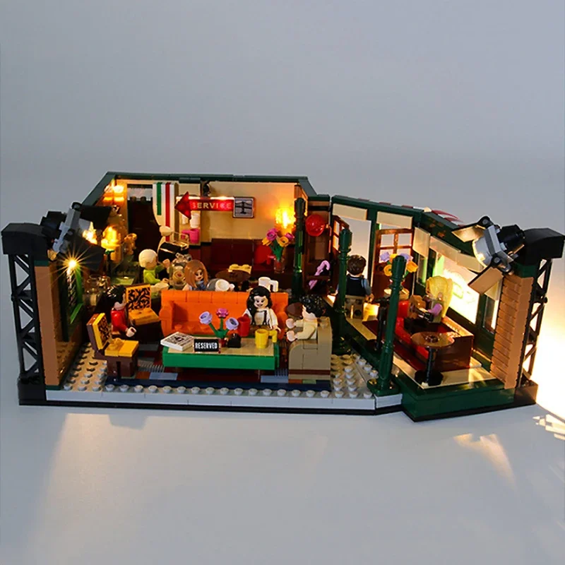 DIY LED-lichtset voor LEGO 21319 Friends Central Perk (alleen LED-licht, zonder blokkenmodel)