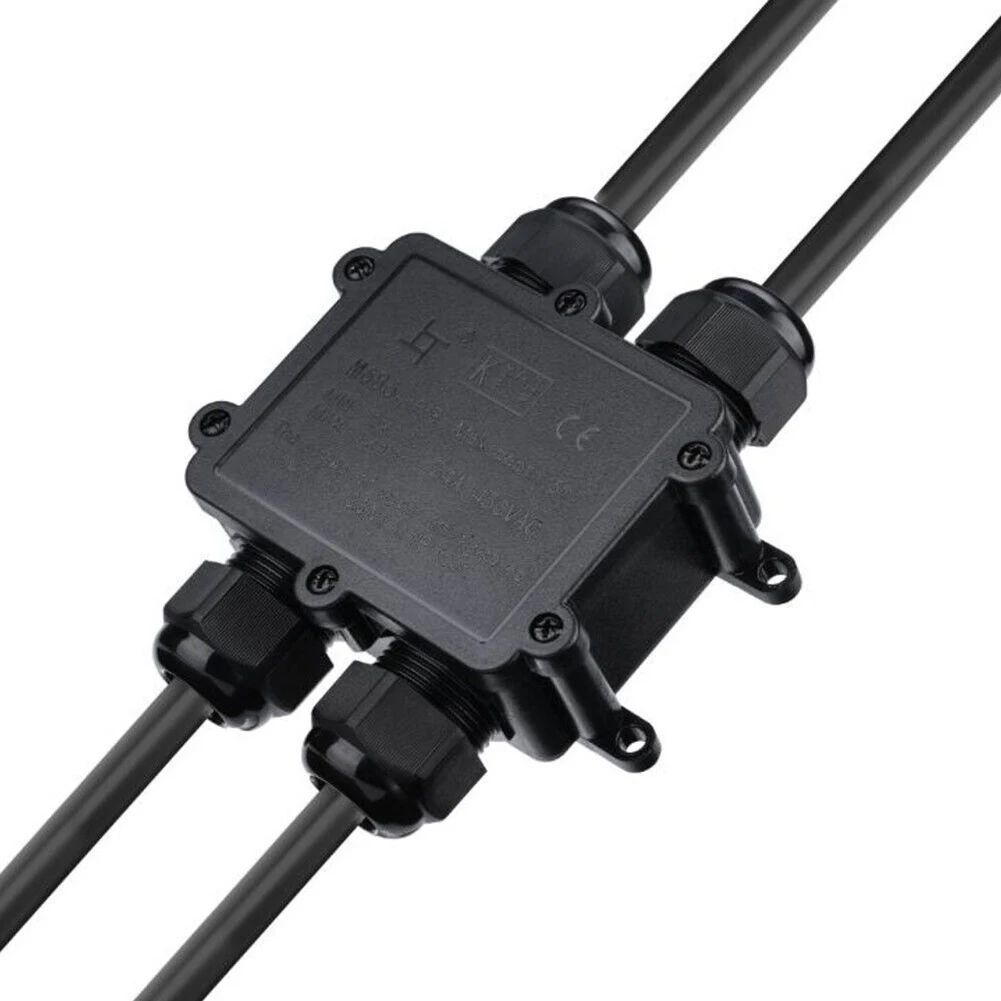 Cable Sleeve Junction Box 4-Way Accessories Connection H-Box IP68 Waterproof PVC Replacement Spare Parts Brand New