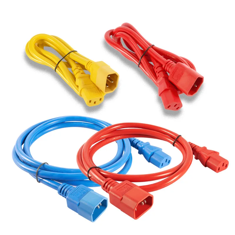 IEC320 C13 C14 Power Supply Cable 0.5/1/3m IEC C14 to C13 AC Power Extension Cord For PDU PC Computer Monitor AC Outlet Adapter