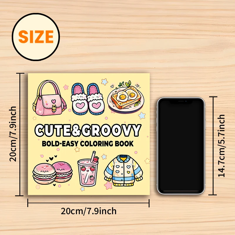CUTE & GROOVY Bold-easy Patter - Food And Snacks Coloring Book recension och pris