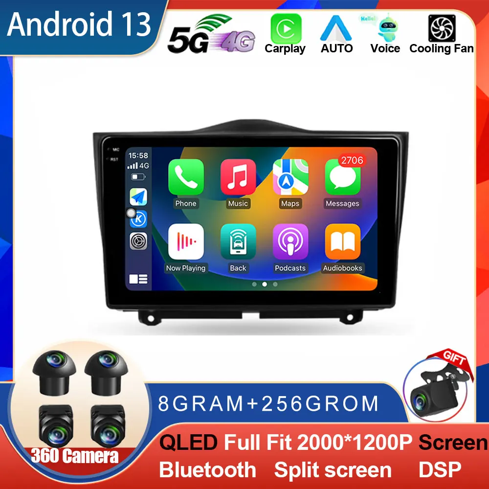 

Android 13 For LADA Granta Cross 2018 - 2023 Car Radio Multimedia Video Player GPS Navigation 4G Stereo Carplay Autoradio 2 Din