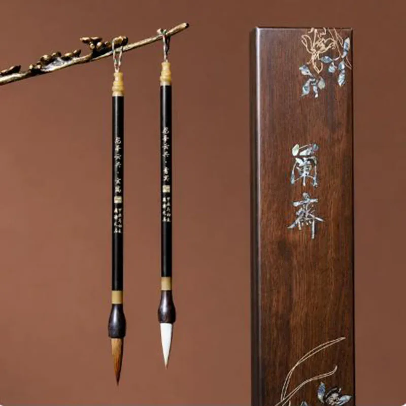 Chinese Calligraphy Brush for Regular, Seal & Clerical Script, Beginner Calligraphy Writing Tool Kit