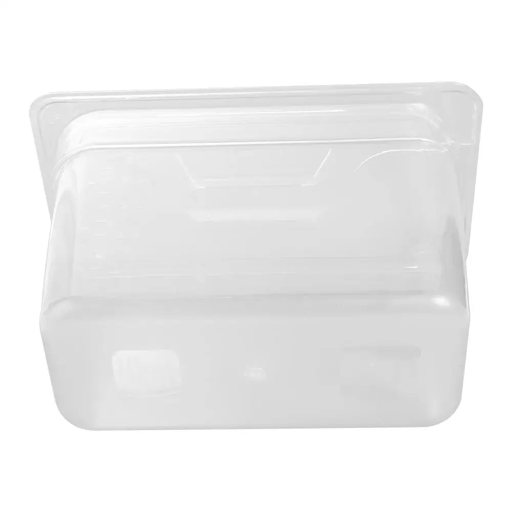 

6L Sous Vide Cooker Container Transparent Food Grade Material Sous Vide Culinary Water Tank with Lid Sound Insulation Bathtub