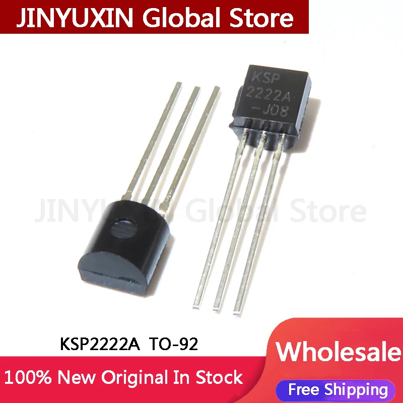 100Pcs KSP2222A 2N2222A  TO-92 IC In Stock Wholesale