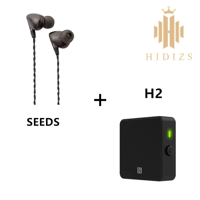 

2023 New Hidizs H2 Lossless LDAC Bluetooth Receiver Seeds Earphones +Hidizs SEEDS 2.5MM