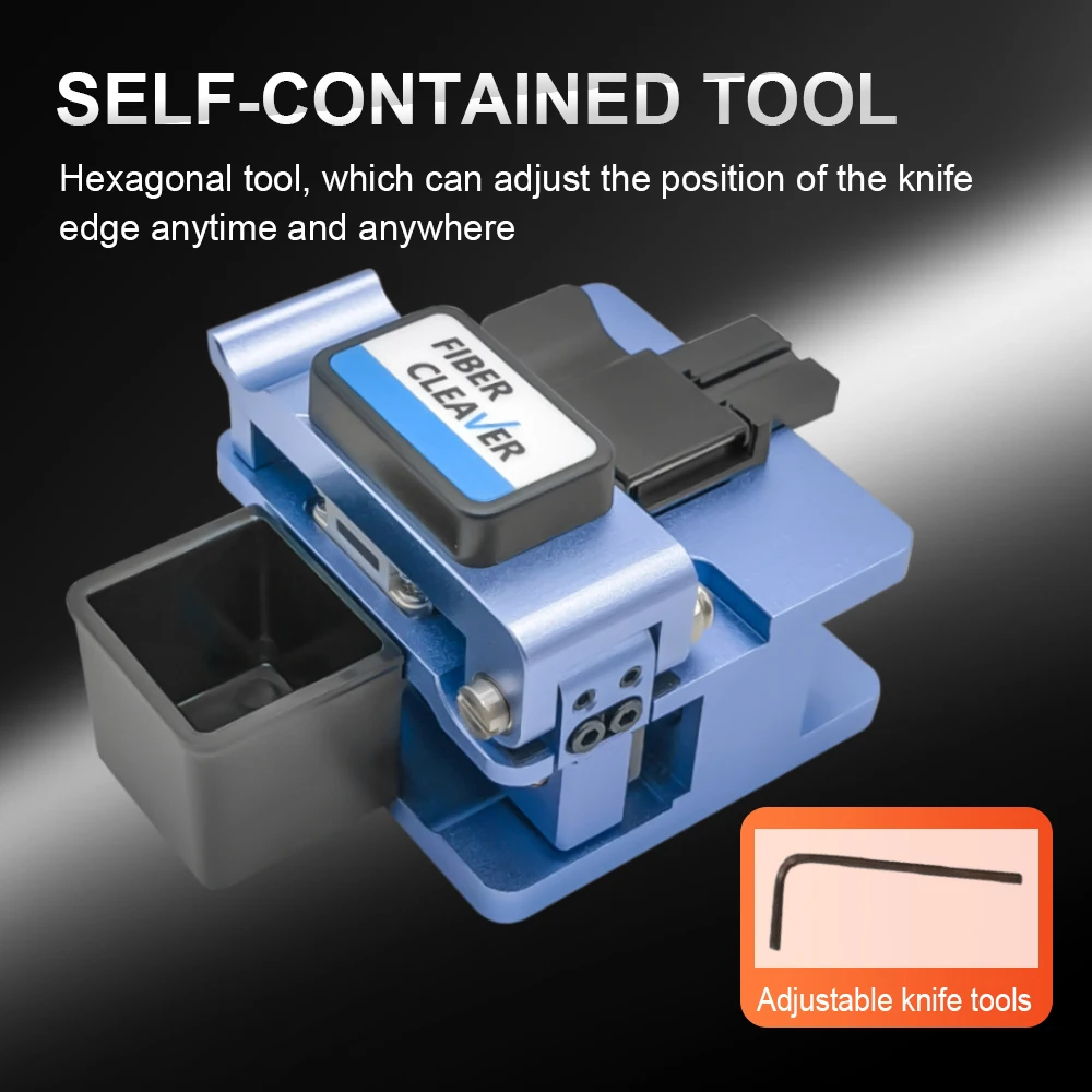 

TM-21 Fiber Cleaver for Precision Cutting Single-core Fiber Tools FTTH High Precision Cutting Angle Small Accurate Easy Operate