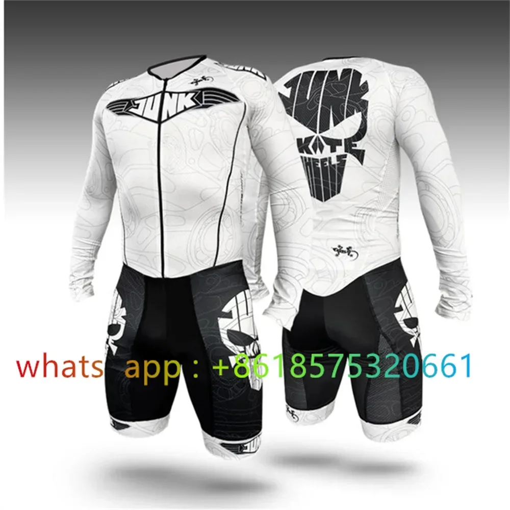 Junk Skates Pak Mannen En Kinderen Pro Triatlon Licra Speed Inline Roller Skate Skinsuit Comfortabel Zomer Fast Skating Speed Su