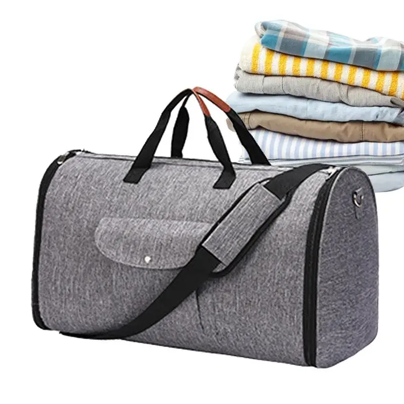 

Carry On Duffle Bag Convertible Suit Luggage For Overnight Waterproof Duffle Bag For Suit Shirts Dress Shoes Underwear Socks