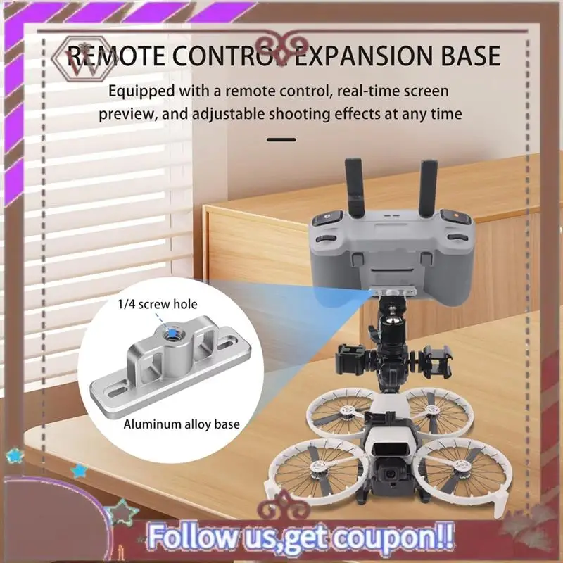 ABBG-Handheld Shooting Bracket Drone Handheld Shooting Bracket For DJI AIR 2 2S U-Shaped Stand Set