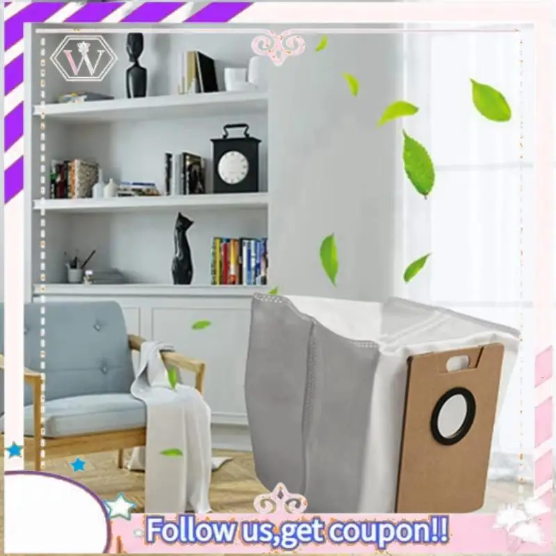 Kantong Debu Tahan Lama untuk TP-Link Tapo RV30 Max Plus/RV20 Max Plus/Lydsto R1 Edge/Miwhole M9 Lite/Roidmi Eve Rook Bagian Vakum 15 Buah