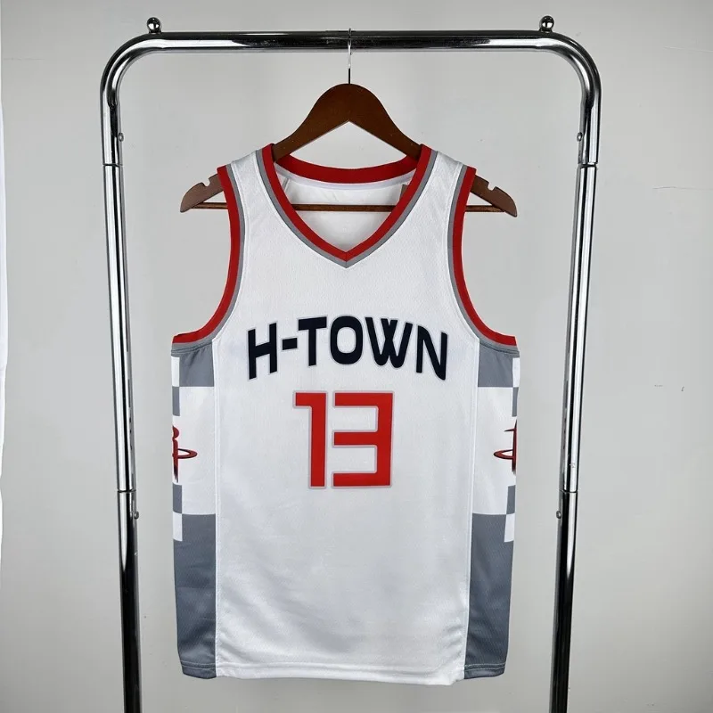 Men's Basketball Vest James Harden Rockets Jersey Outdoor Sports 3D Printing Loose Breathable Sports  Clothes Top Vest