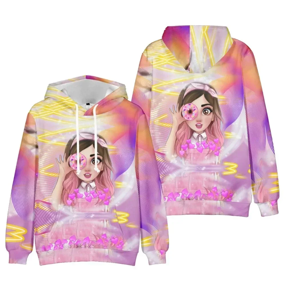 3D Mis Pastelitos Kids Girls Bluza z kapturem Kobiety Pullover Moda Bluza z kapturem Płaszcz Dzieci Odzież 3D