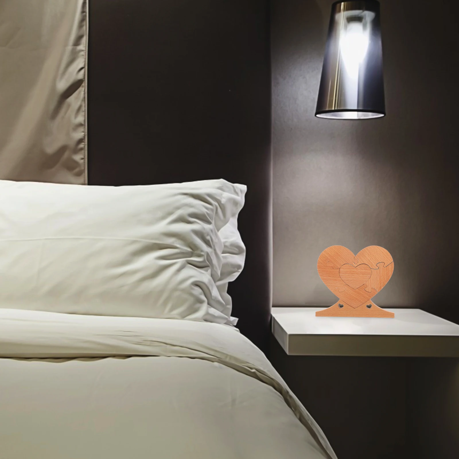 

Heart Shaped Heart Shaped Adornment Adornment Creative Desktop Valentine Home Craft Durability Exquisite Compact