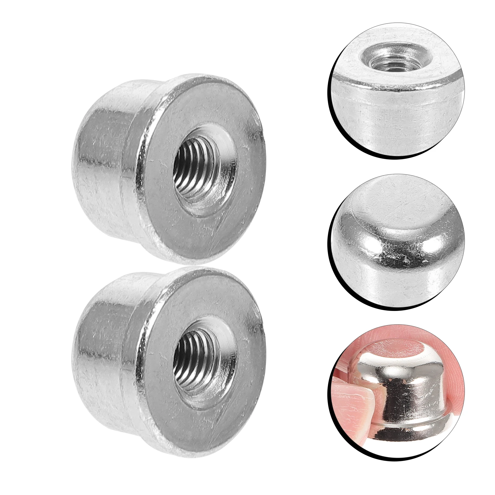 

8 Pcs Lamp Finials Decorative Cap Harp Finial Vintage Desk Table Lamp Shade Light Knob Screw Caps Tapped Metal Durability