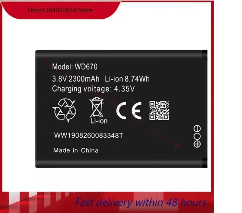 

Full 2300mAh Battery Replacement For ZTE WD670 Reliance Wi-Pod 4G LTE Pocket WiFi Router Battery Smart Phone Batteries